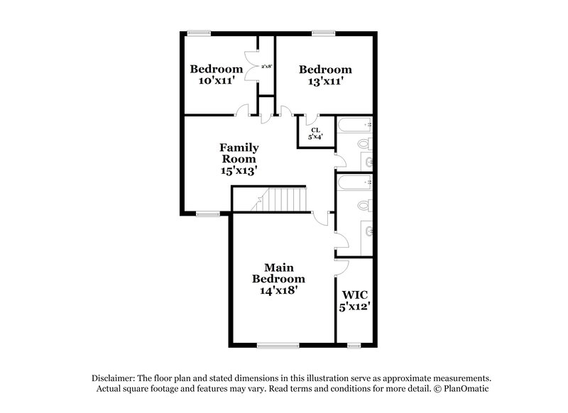 2,180/Mo, 4904 Tommans Trl Raleigh, NC 27616 Floor Plan View 2