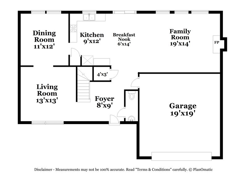 2,035/Mo, 401 Siena Dr Wake Forest, NC 27587 Floor Plan View