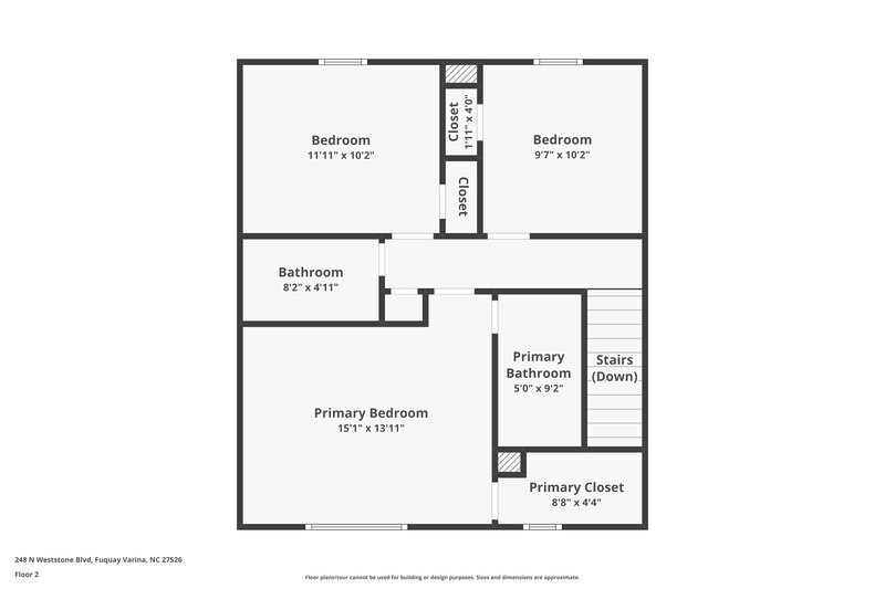 1,925/Mo, 248 N Weststone Blvd Fuquay Varina, NC 27526 Floor Plan View 2