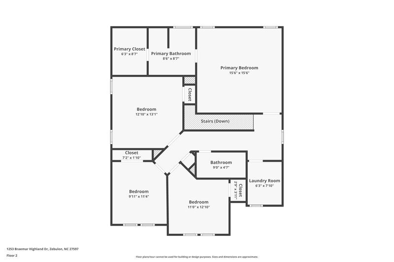 1,955/Mo, 1253 Braemar Highland Dr Zebulon, NC 27597 Floor Plan View 2