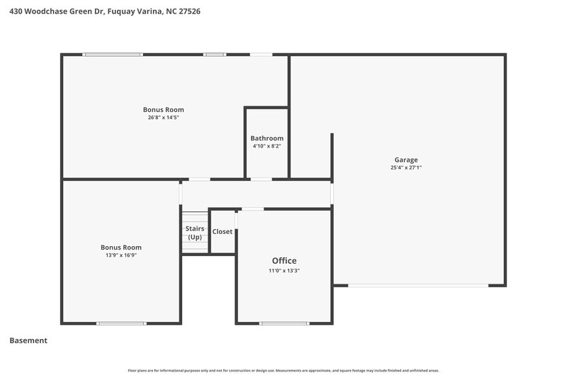 2,240/Mo, 430 Woodchase Green Dr Fuquay Varina, NC 27526 Floor Plan View 2