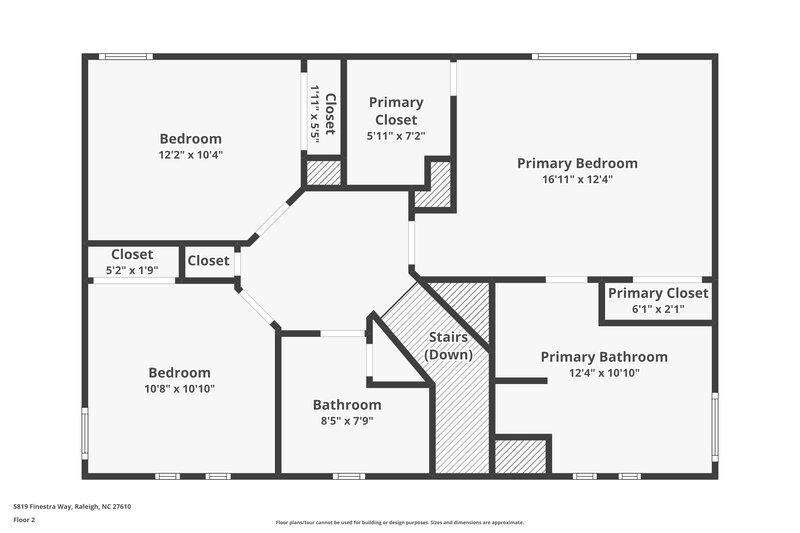1,775/Mo, 5819 Finestra Way Raleigh, NC 27610 Floorplan View 2