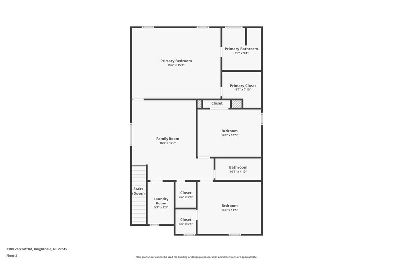 3,070/Mo, 3108 Varcroft Rd Knightdale, NC 27545 Floorplan View 2