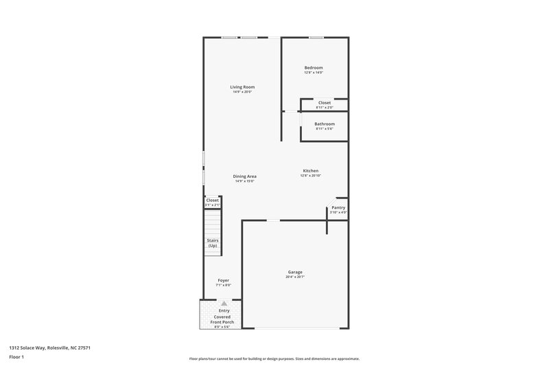 2,525/Mo, 1312 Solace Way Rolesville, NC 27571 Floor Plan View