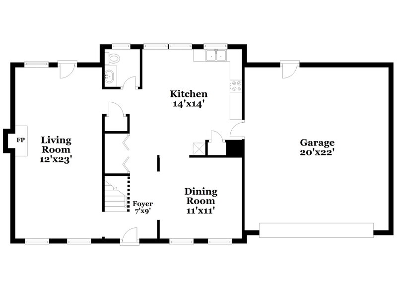 2,350/Mo, 1405 E Stonemason Dr Fuquay Varina, NC 27526 Floor Plan View