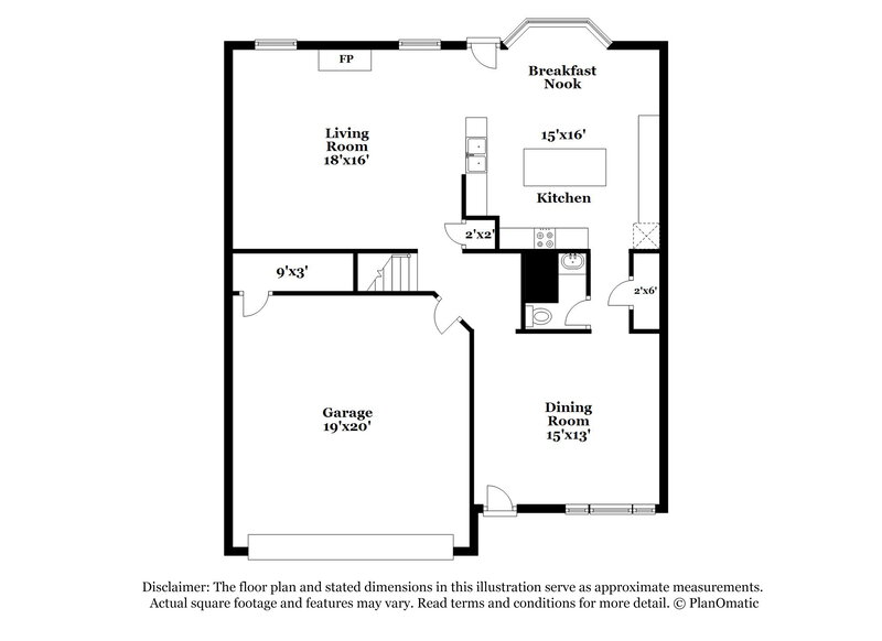 2,185/Mo, 26 Horizon Trl Garner, NC 27529 Floor Plan View