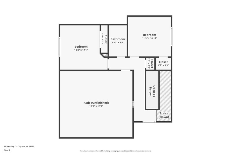 1,780/Mo, 35 Wensley Ct Clayton, NC 27527 Floor Plan View 2