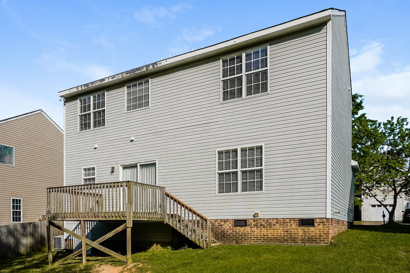 2,780/Mo, 1249 Braemar Highland Dr Zebulon, NC 27597 Rear View