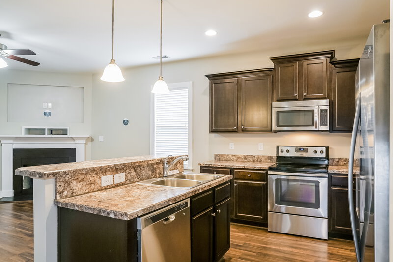 1,955/Mo, 19 Deer Lake Trl Wendell, NC 27597 Kitchen View 2