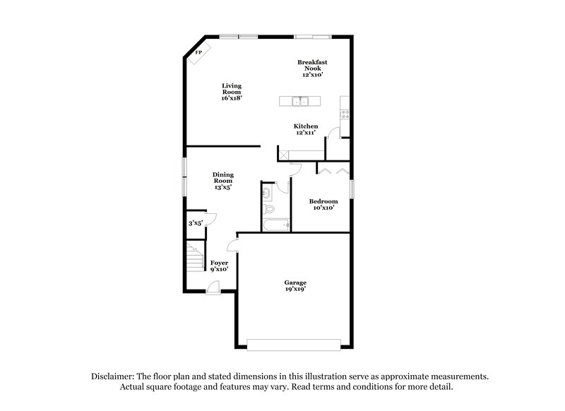 2,035/Mo, 43 Valleyfield Dr Clayton, NC 27527 Floor Plan View 2