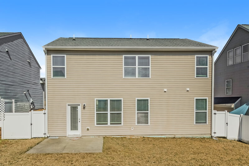 2,115/Mo, 4122 White Kestrel Dr Raleigh, NC 27616 Rear View