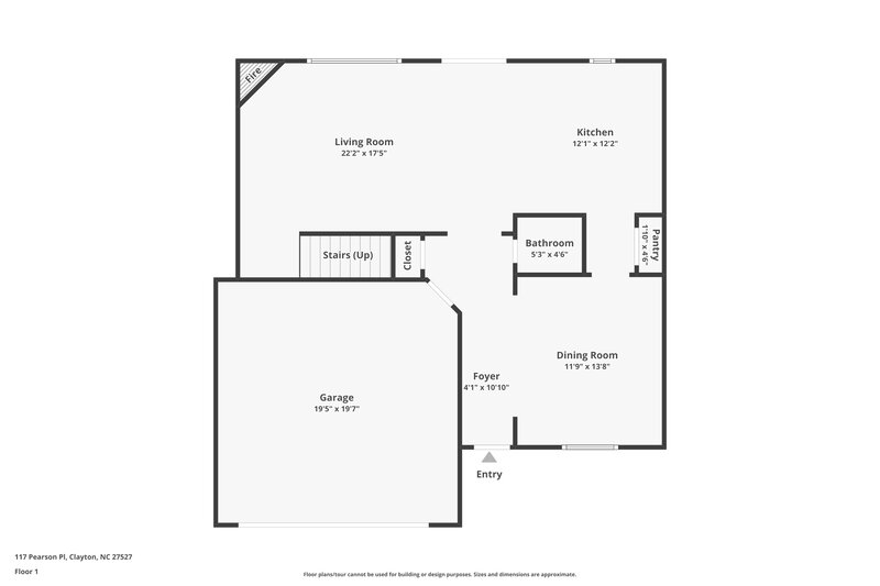 2,135/Mo, 117 Pearson Pl Clayton, NC 27527 Floorplan View