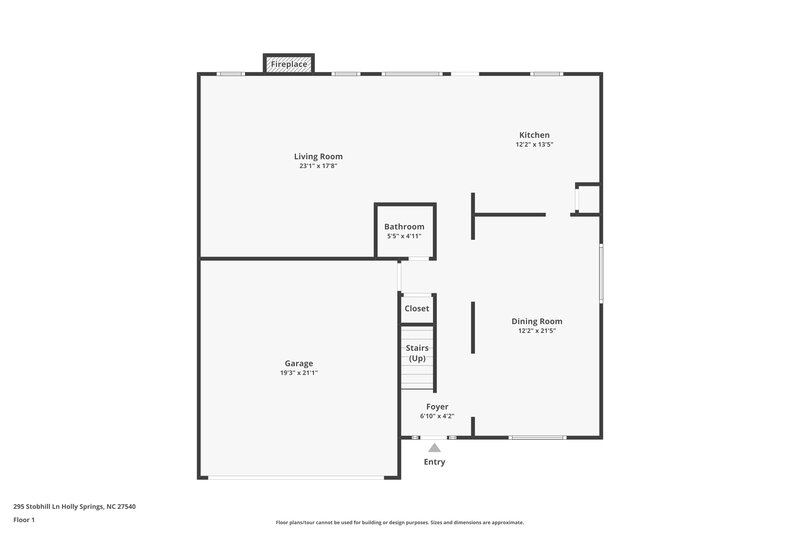 3,060/Mo, 295 Stobhill Ln Holly Springs, NC 27540 Floor Plan View