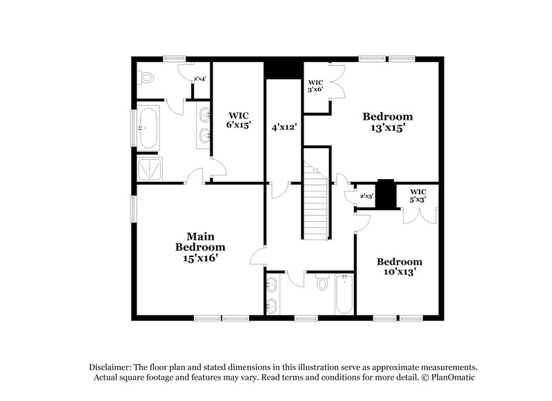 2,900/Mo, 2516 Follow Me Way Raleigh, NC 27610 Floor Plan View 2