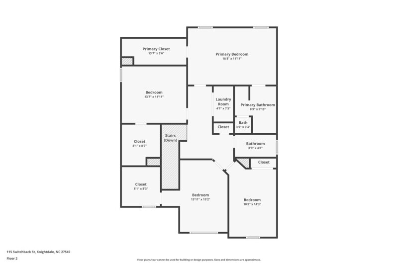 2,230/Mo, 115 Switchback St Knightdale, NC 27545 Floorplan View 2