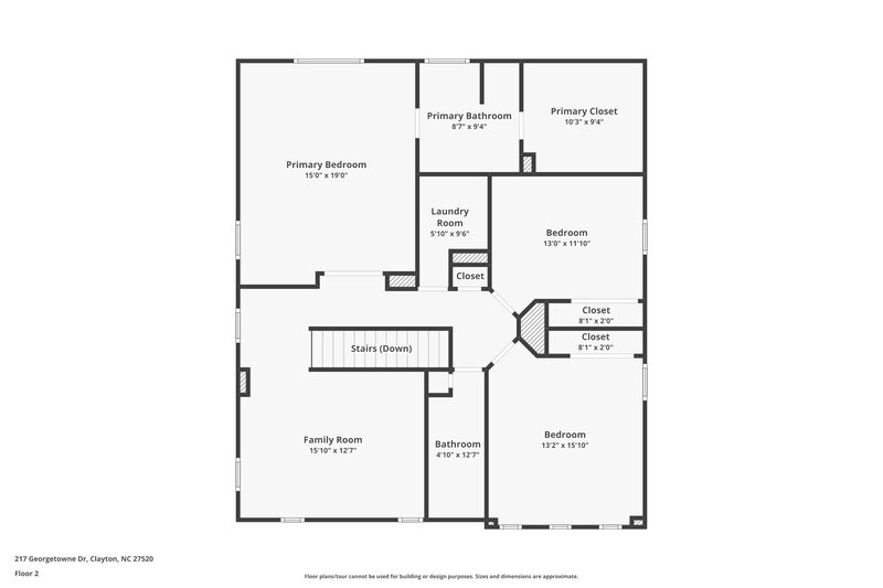 2,215/Mo, 217 Georgetowne Dr Clayton, NC 27520 Floor Plan View 2