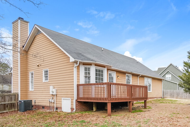 1,915/Mo, 3208 Leebrook Rd Raleigh, NC 27616 Rear View