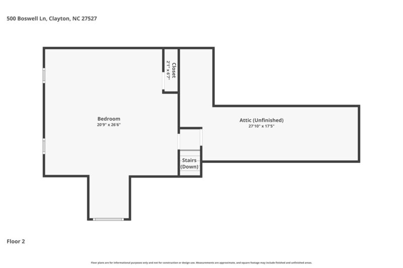 2,380/Mo, 500 Boswell Ln Clayton, NC 27527 Floorplan View 2