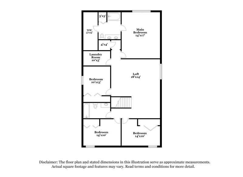 2,310/Mo, 3164 Varcroft Rd Knightdale, NC 27545 Floor Plan View 2
