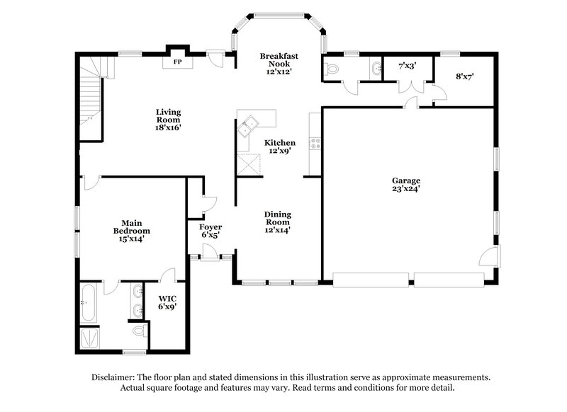 2,250/Mo, 262 Victor Ct Garner, NC 27529 Floor Plan View 2