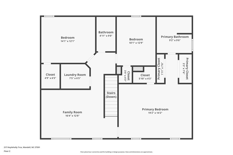 2,145/Mo, 217 Hoyleholly Trce Wendell, NC 27591 Floor Plan View 2