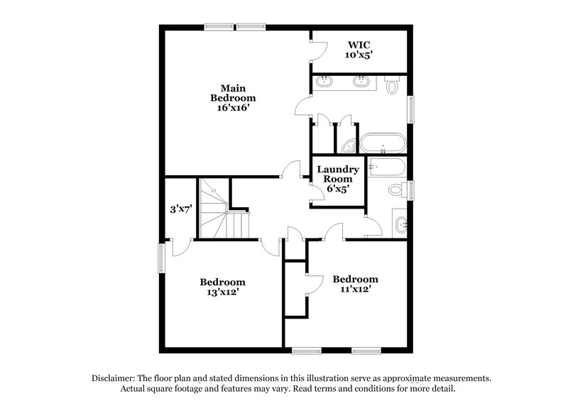 1,910/Mo, 606 Cotton Brook Dr Fuquay Varina, NC 27526 Floor Plan View