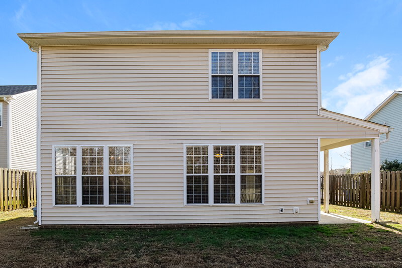 1,910/Mo, 606 Cotton Brook Dr Fuquay Varina, NC 27526 Rear View 2