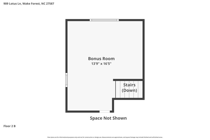 2,060/Mo, 909 Lotus Ln Wake Forest, NC 27587 Floor Plan View 3