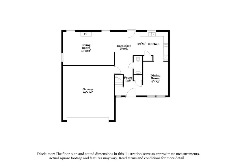 2,050/Mo, 468 Summerwind Plantation Dr Garner, NC 27529 Floor Plan View