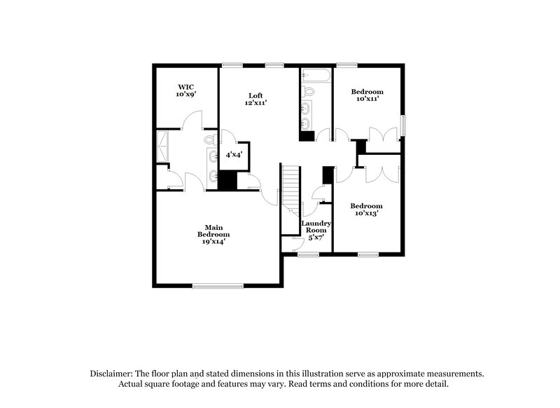 2,050/Mo, 468 Summerwind Plantation Dr Garner, NC 27529 Floor Plan View 2