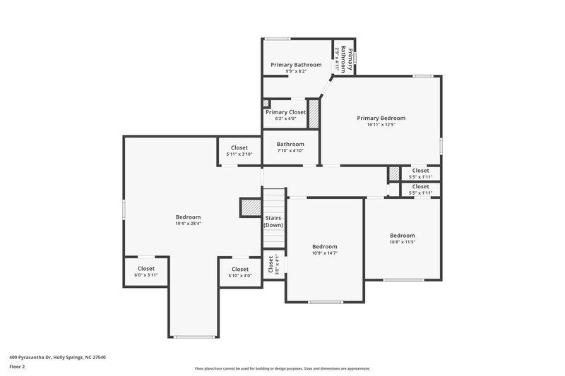 2,370/Mo, 409 Pyracantha Dr Holly Springs, NC 27540 Floor Plan View 2