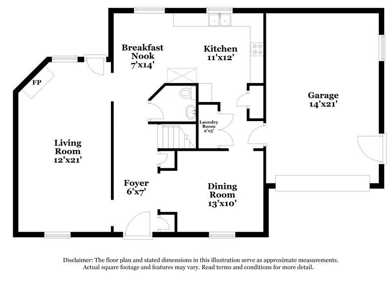 2,010/Mo, 313 Alder Ln Clayton, NC 27520 Floorplan View
