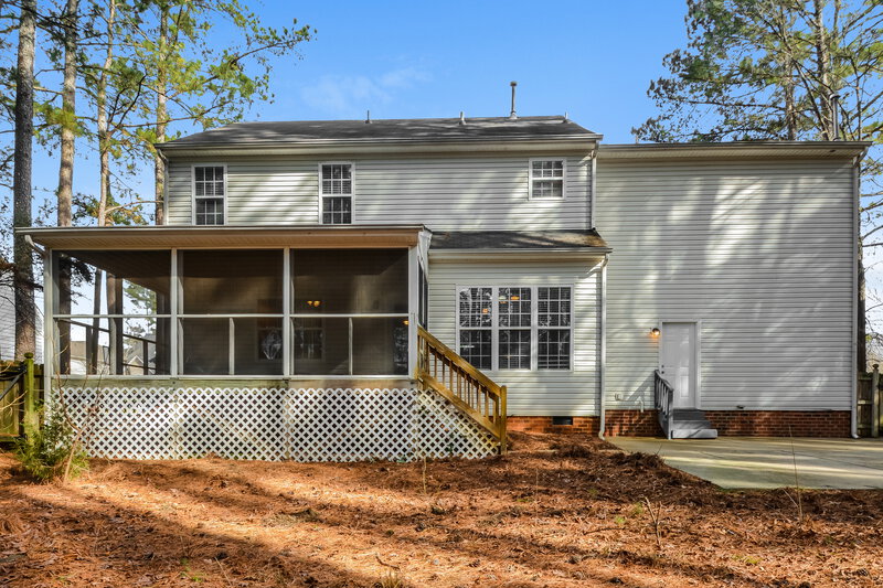 2,380/Mo, 408 Gooseberry Dr Holly Springs, NC 27540 Rear View