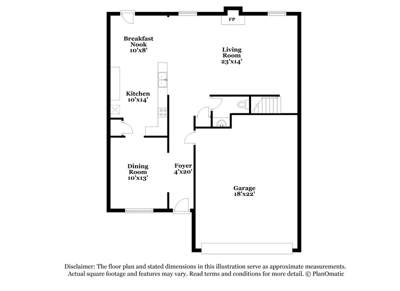 1,960/Mo, 1250 Braemar Highland Dr Zebulon, NC 27597 Floorplan View