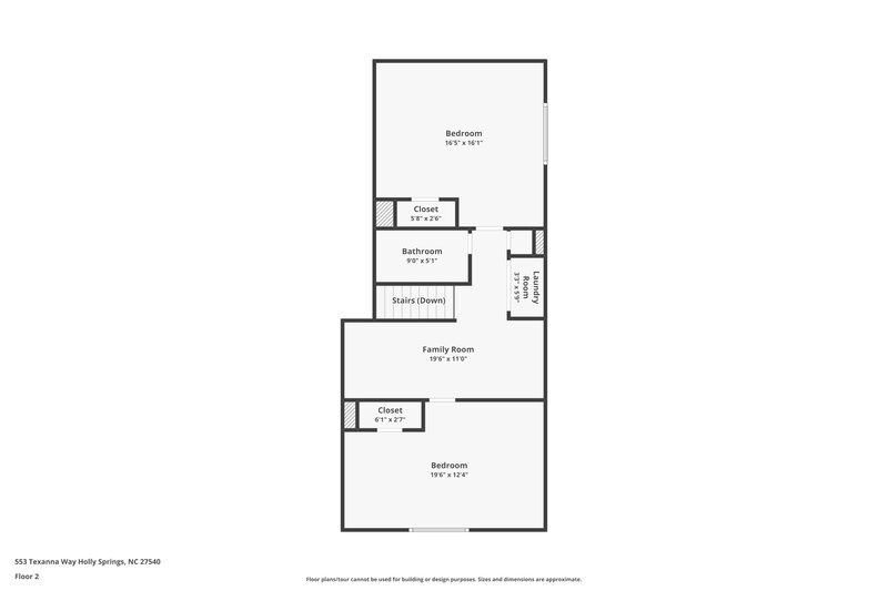 3,110/Mo, 553 Texanna Way Holly Springs, NC 27540 Floor Plan View 2