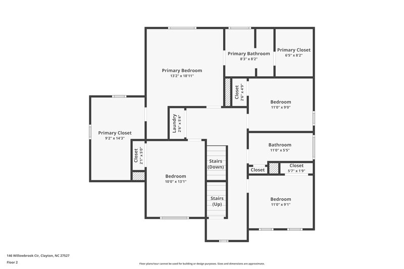 1,920/Mo, 146 Willowbrook Cir Clayton, NC 27527 Floor Plan View 2