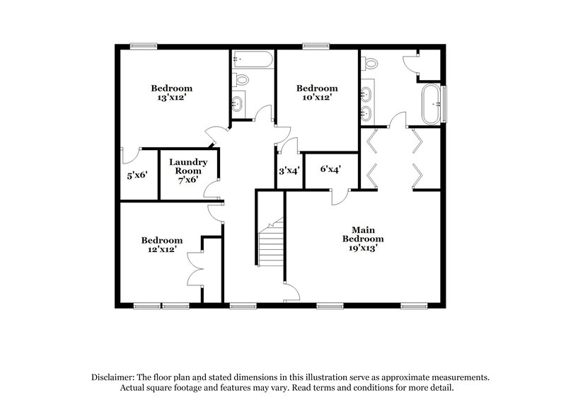 1,980/Mo, 1248 Braemar Highland Dr Zebulon, NC 27597 Floor Plan View 2