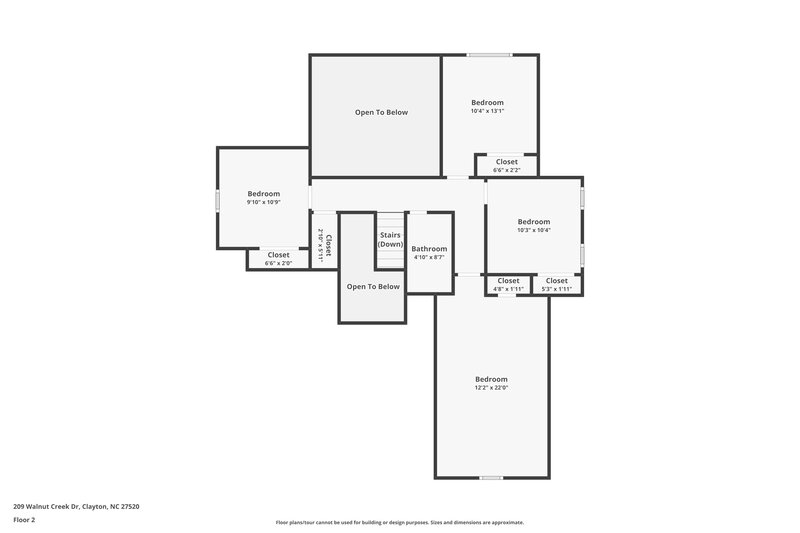 2,380/Mo, 209 Walnut Creek Dr Clayton, NC 27520 Floor Plan View 2