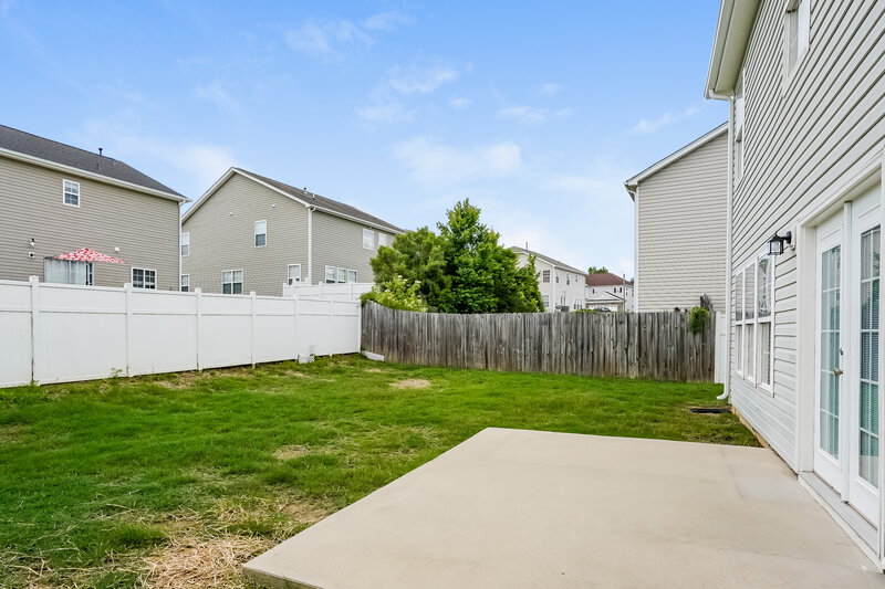 2,200/Mo, 3112 Olustee Dr Raleigh, NC 27610 Backyard View