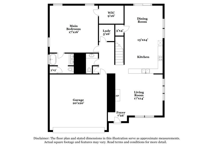 2,160/Mo, 229 Lanier Place Clayton, NC 27527 Floorplan View
