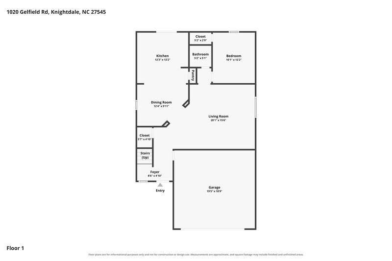 2,115/Mo, 1020 Gelfield Rd Knightdale, NC 27545 Floor Plan View