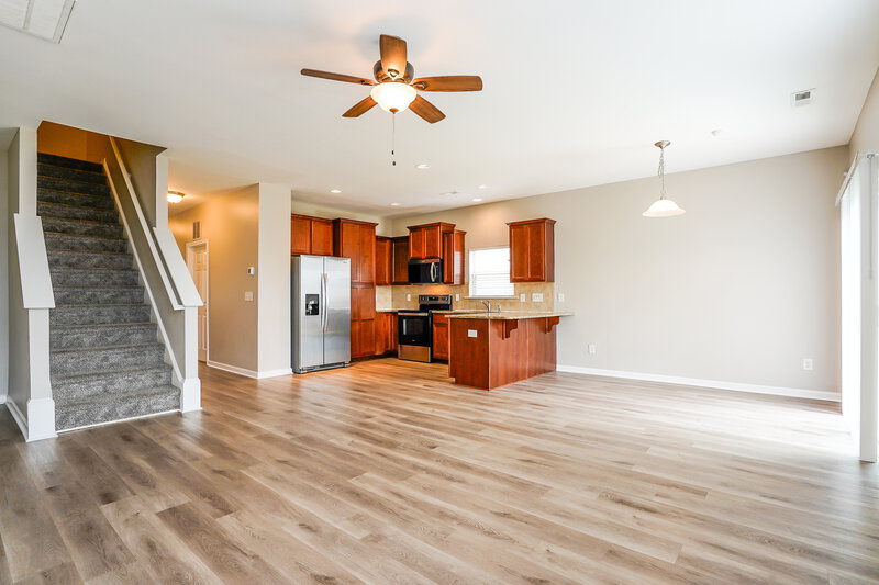 2,150/Mo, 3605 Morman Springs Lane Raleigh, NC 27610 Living Room View