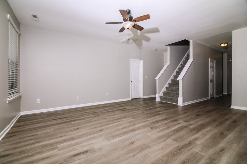 2,420/Mo, 3605 Morman Springs Lane Raleigh, NC 27610 Living Room View 2