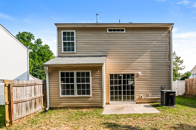 2,145/Mo, 5816 Ricker Road Raleigh, NC 27610 Rear View