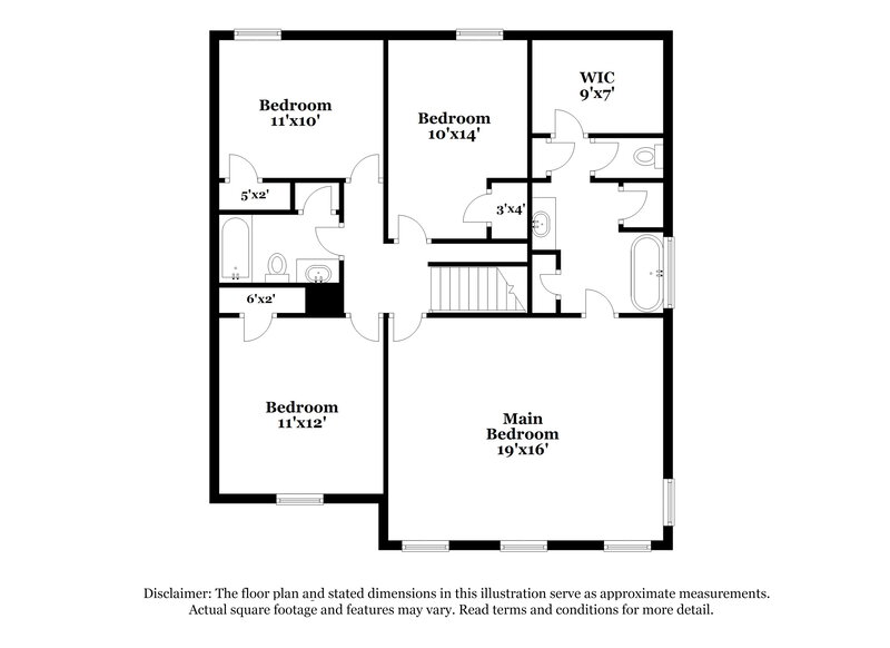 1,840/Mo, 905 Skinner Drive Raleigh, NC 27610 Floor Plan View