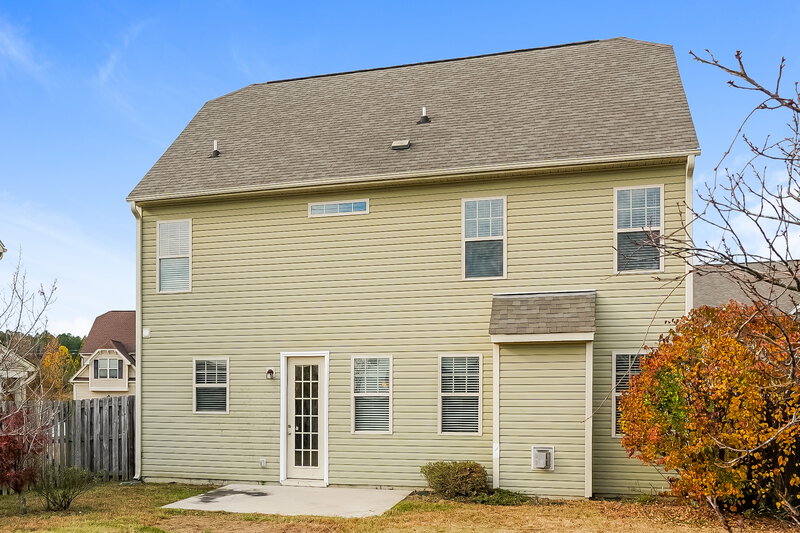 1,935/Mo, 205 Callahan Trail Garner, NC 27529 Rear View