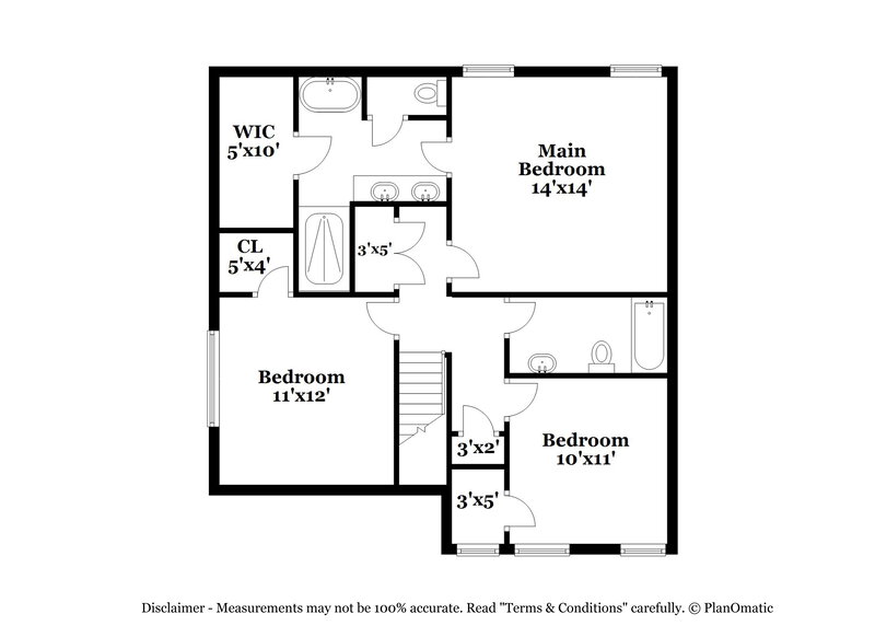1,970/Mo, 142 Callahan Trail garner, NC 27529 Floor Plan View