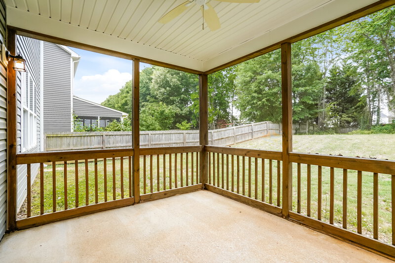 2,450/Mo, 244 E Webber Lane Clayton, NC 27527 Screen Porch View