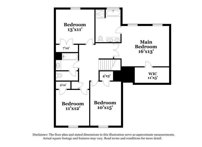 2,100/Mo, 158 Outwater Ridge Drive Garner, NC 27529 Floor Plan View