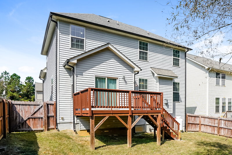 1,895/Mo, 170 Davelyn Court Garner, NC 27529 Rear View